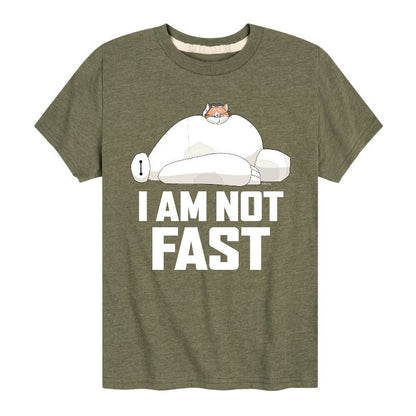 Boys' - Disney - Baymax I Am Not Fast Short Sleeve Graphic T-Shirt