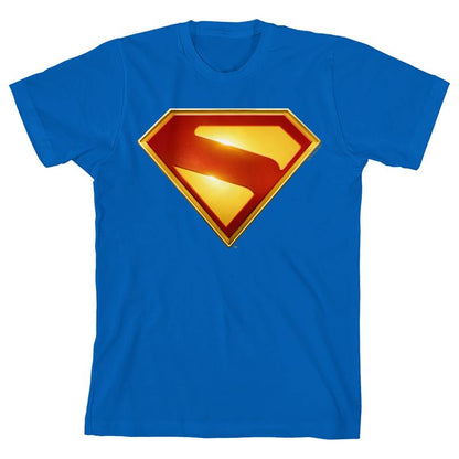 Superman Logo Youth Crew Neck Short Sleeve T-shirt