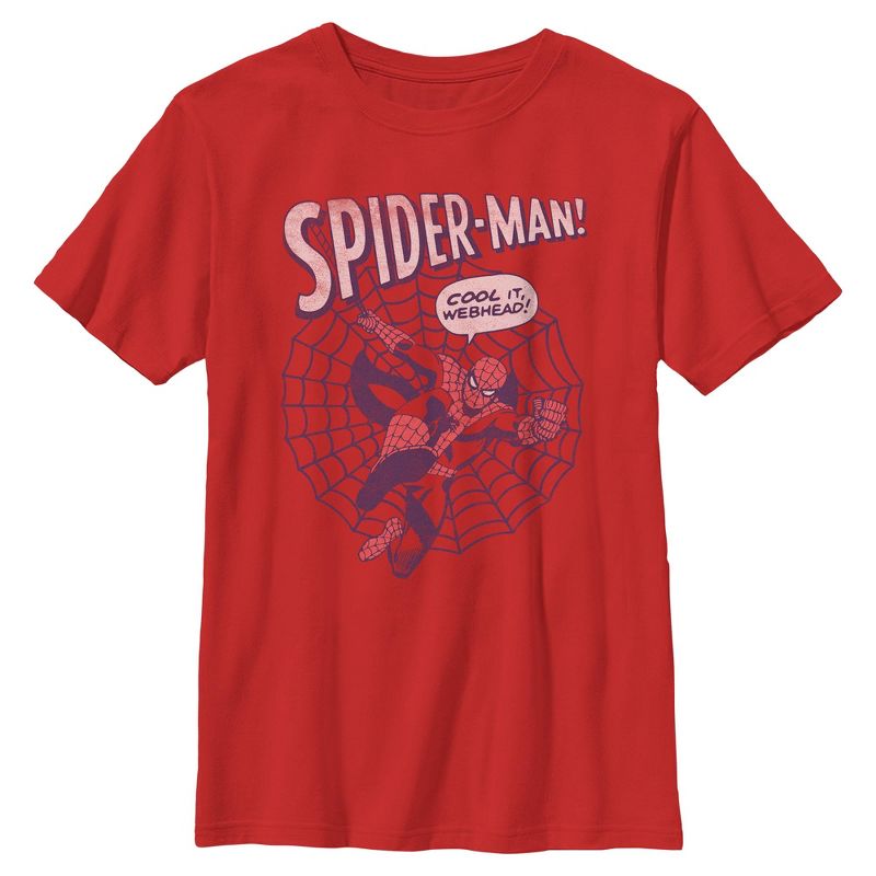 Boys Marvel: Spider-Man Cool It Webhead T Shirt