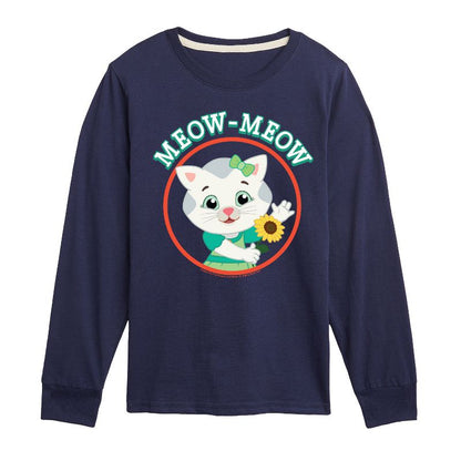Boys' - Daniel Tiger - Meow Meow Katerina Kittycat Long Sleeve Graphic T-Shirt