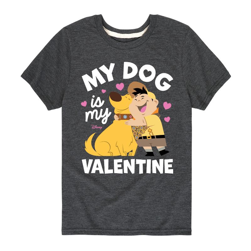 Boys' - Disney - Dug My Dog Is My Valentine Short Sleeve Graphic T-Shirt