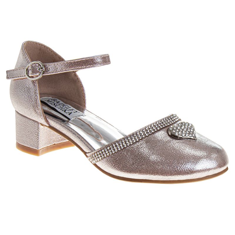 Badgley Mischka Girls' Low Heeled Dress Shoes