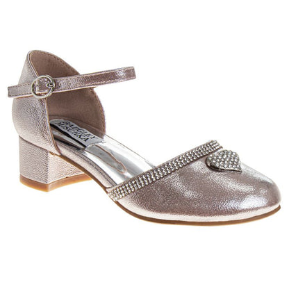 Badgley Mischka Girls' Low Heeled Dress Shoes