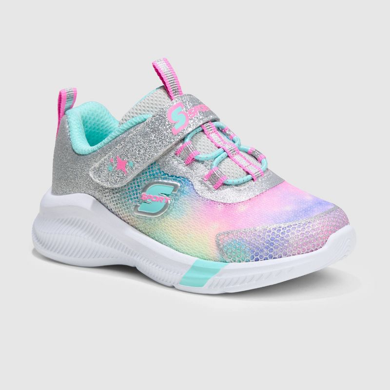 S Sport By Skechers Toddler Girls' Cora Sneakers - Silver