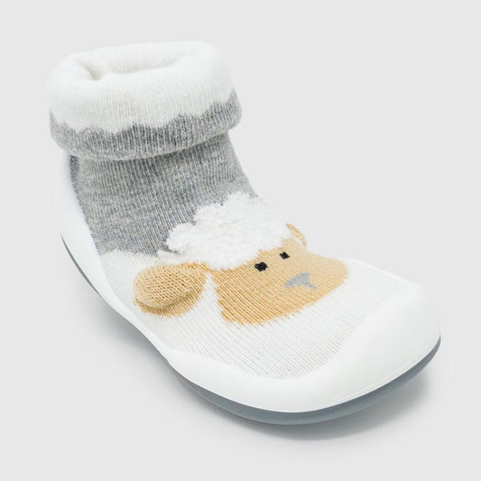Komuello Baby Boy/Girl First Walk Sock Shoes Little Lamb
