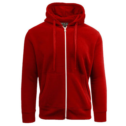 Galaxy By Harvic Boy's Slim Fit Fleece Lined Zip Up Hoodie