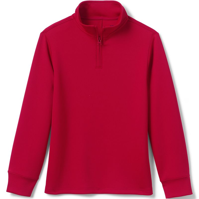 Lands' End Lands' End School Uniform Kids Quarter Zip Pullover