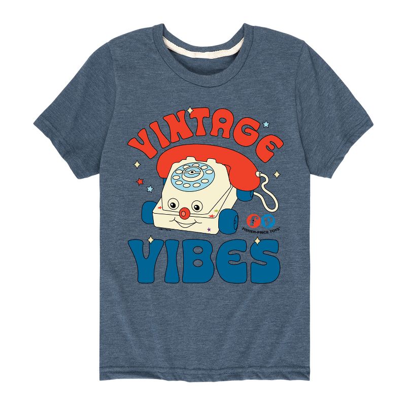 Boys' - Fisher-Price - Vintage Vibes Phone Short Sleeve Graphic T-Shirt