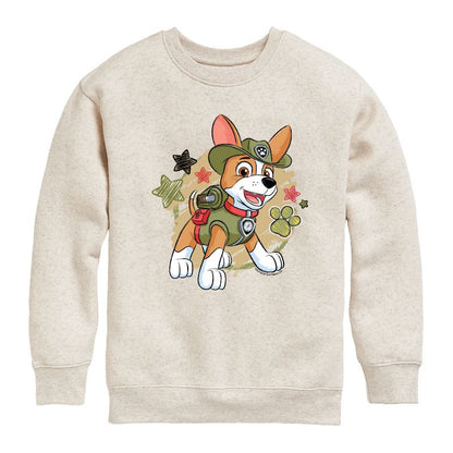 Boys' - Paw Patrol - Tracker Paw Patrol Graphic Long Sleeve Fleece Sweatshirt