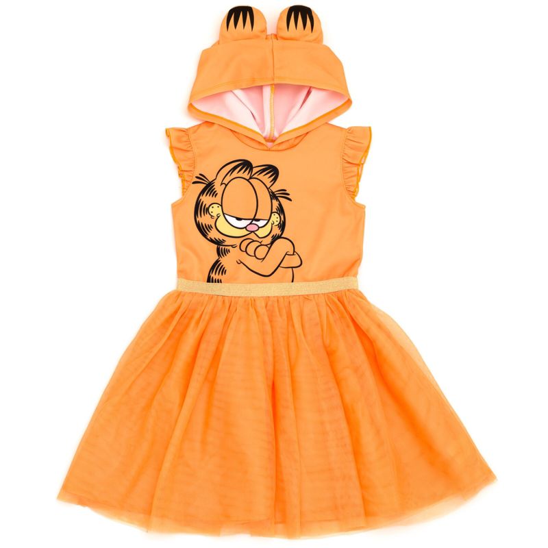 Garfield Little Girls Cosplay Tulle Tutu Dress Kid to Big
