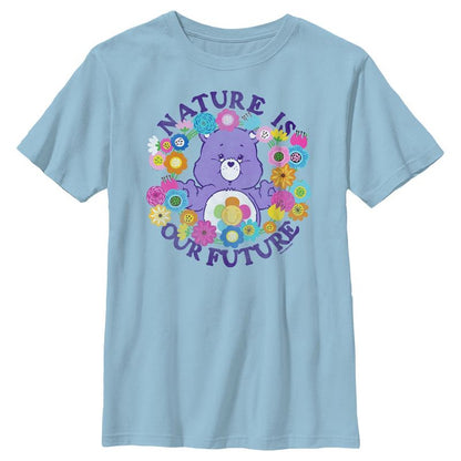 Boy's Care Bears Nature Is Our Future Harmony Bear T-Shirt