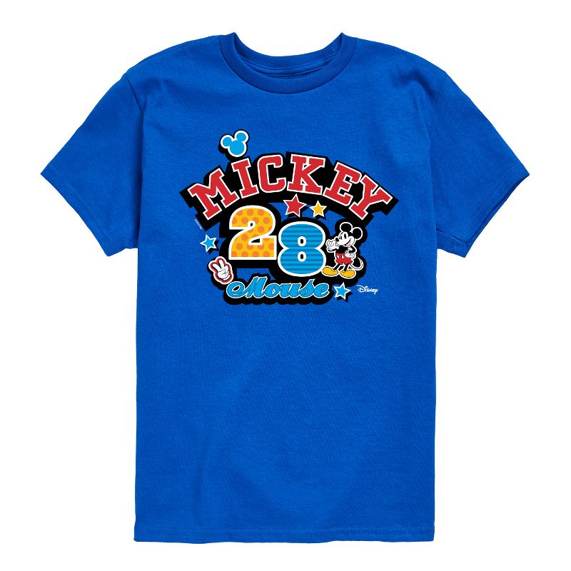 Boys' - Disney - Mickey Mouse Pattern Collage Short Sleeve Graphic T-Shirt