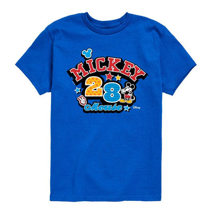 Boys' - Disney - Mickey Mouse Pattern Collage Short Sleeve Graphic T-Shirt