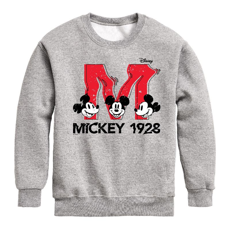 Boys' - Disney - Mickey & Friends Graphic Long Sleeve Fleece Sweatshirt