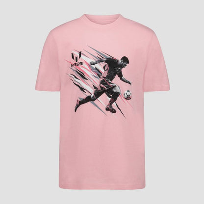 Boys' Messi Graphic Short Sleeve T-Shirt - Pink