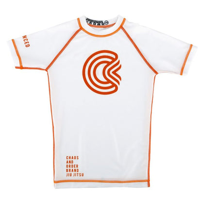 Chaos and Order Kid's Base Label V2 Short Sleeve BJJ Rashguard