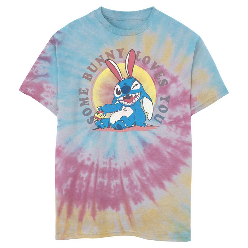 Boy's Lilo & Stitch Some Bunny Loves You T-Shirt