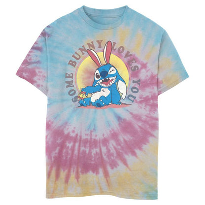 Boy's Lilo & Stitch Some Bunny Loves You T-Shirt