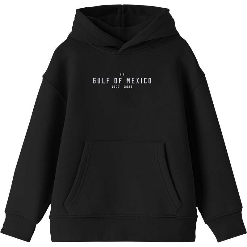 RIP Gulf of Mexico 1607-2025 Youth Long Sleee Hoodie