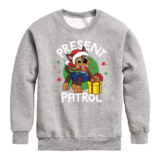 Boys' - Paw Patrol - Present Patrol Graphic Long Sleeve Fleece Sweatshirt