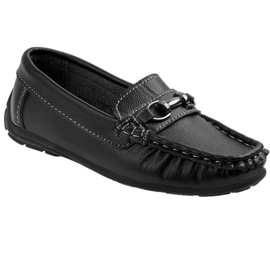Josmo Boys' Loafer Boat Shoes Toddler Casual Dress Boat Shoe Loafers with Comfortable Moccasin Design