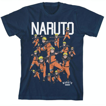 تي شيرت ناروتو سكواد للشباب باللون الأزرق الداكن