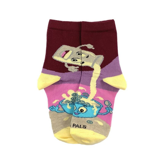 Fun Cereal and Milk Sock - from the Sock Panda