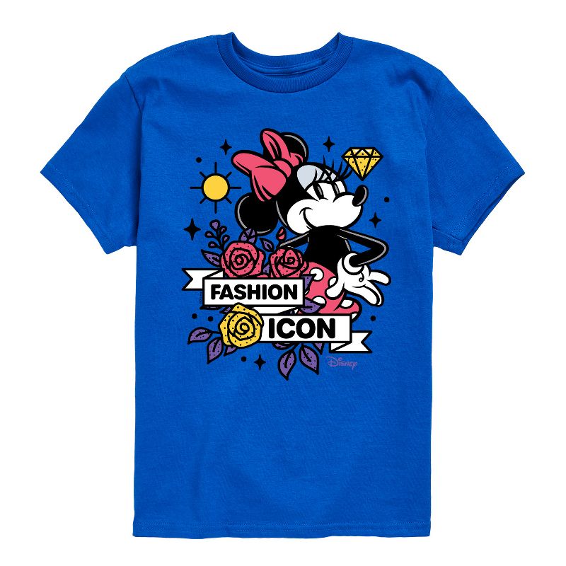 Boys' - Disney - Minnie Mouse is a Fashion Icon Short Sleeve Graphic T-Shirt