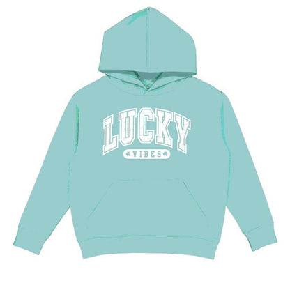The Juniper Shop Lucky Vibes Distressed Youth Hoodie