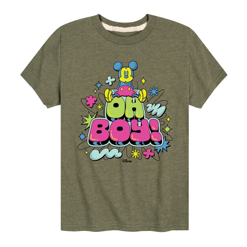 Boys' - Disney - Mickey Mouse Short Sleeve Graphic T-Shirt