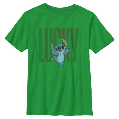 Boy's Lilo & Stitch Lucky Experiment T-Shirt