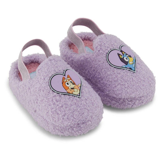 Bluey & Bingo Plush Kids Slippers - Cozy Slip-On Aline Slippers for Boys & Girls Featuring Bluey, Bandit, Chilli & Bingo