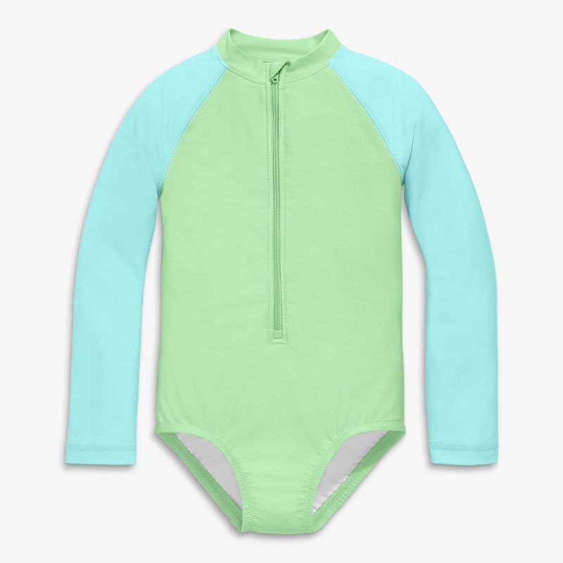 Primary Kids Long Sleeve One-Piece Baseball Rash Guard