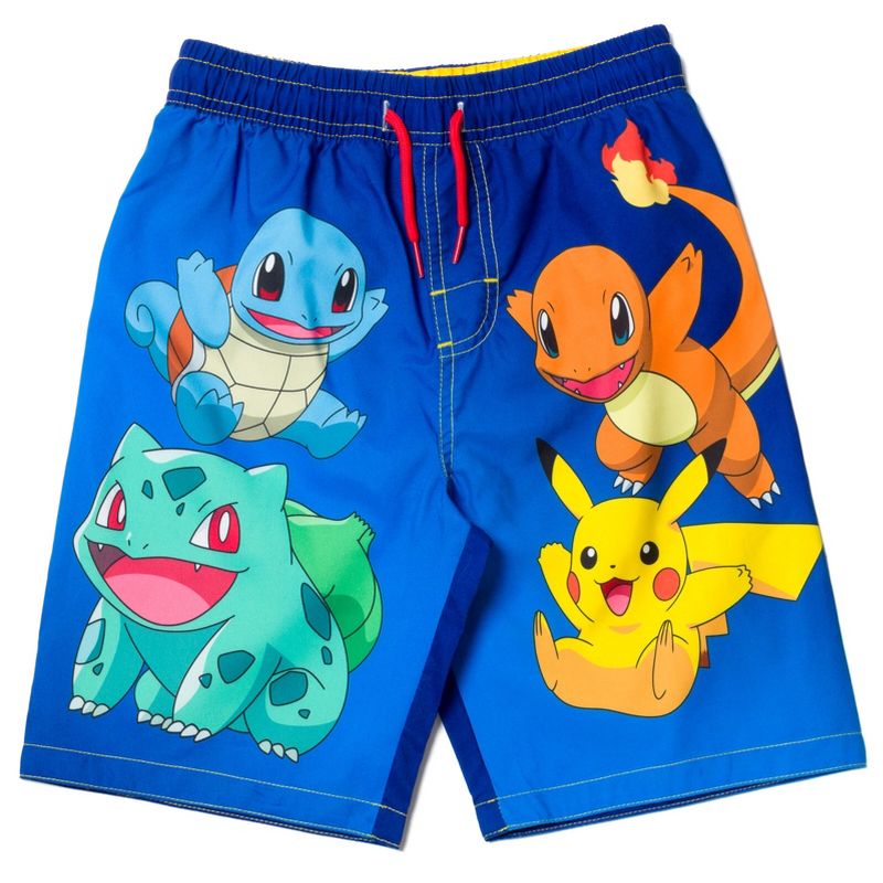 Pokemon UPF 50+ Swim Trunks Bathing Suit