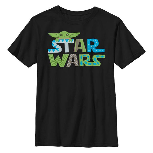 Boy's Star Wars: The Mandalorian Grogu Classic Logo T-Shirt
