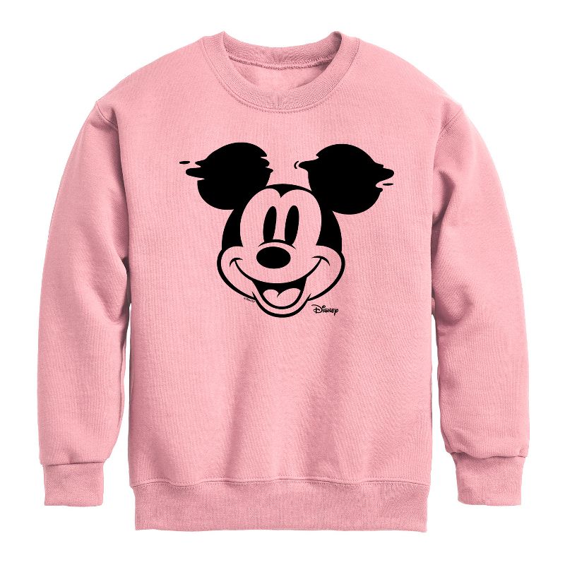 Boys' - Disney - Mickey & Friends Graphic Long Sleeve Fleece Sweatshirt
