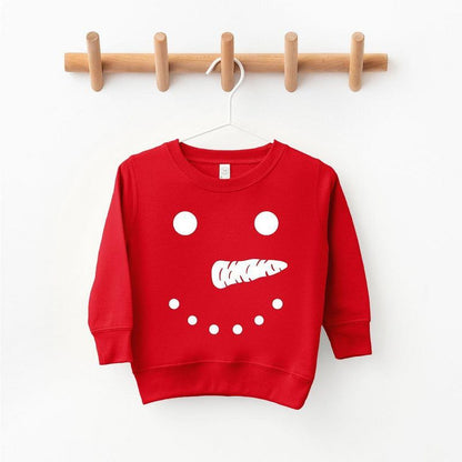 The Juniper Shop Snowman Face Toddler Graphic Sweatshirt