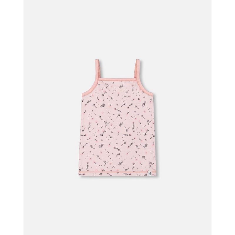 Deux par Deux Girl Printed Organic Cotton Tank Top