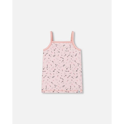 Deux par Deux Girl Printed Organic Cotton Tank Top