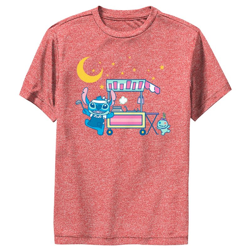 Boy's Lilo & Stitch Street Food Stitch Performance Tee