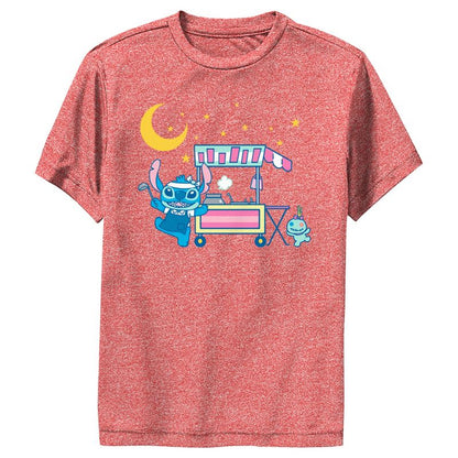 Boy's Lilo & Stitch Street Food Stitch Performance Tee