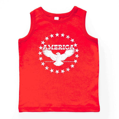 بلوزة شبابية بدون أكمام بنجوم دائرية من متجر جونيبر أمريكا