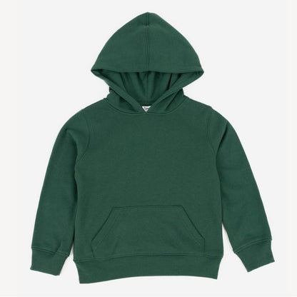 Leveret Kids Hooded Sweatshirt - Kids Hoodie Pullover Sweatshirt- With Kangaroo Pocket  - Boho Solid Color
