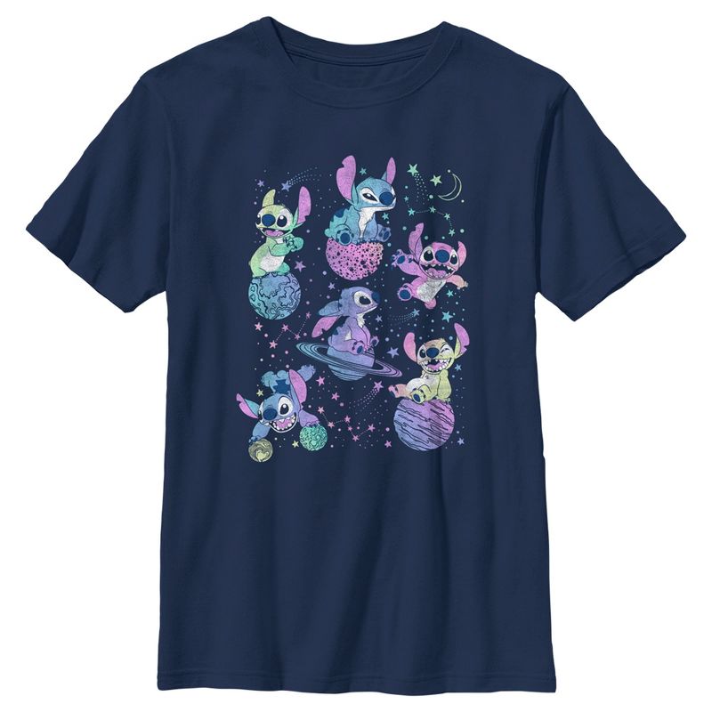 Boy's Lilo & Stitch Planetary Stitch T-Shirt