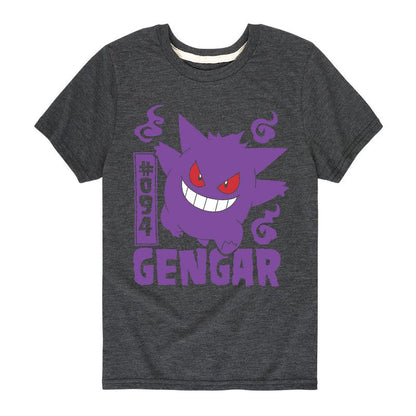 تي شيرت جرافيكي بأكمام قصيرة من بوكيمون جينجار للأولاد