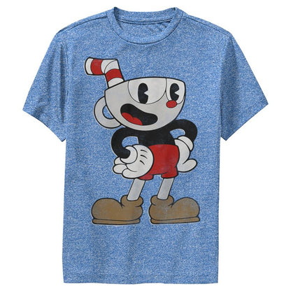 تي شيرت أداء Cuphead Happy Pose للأولاد