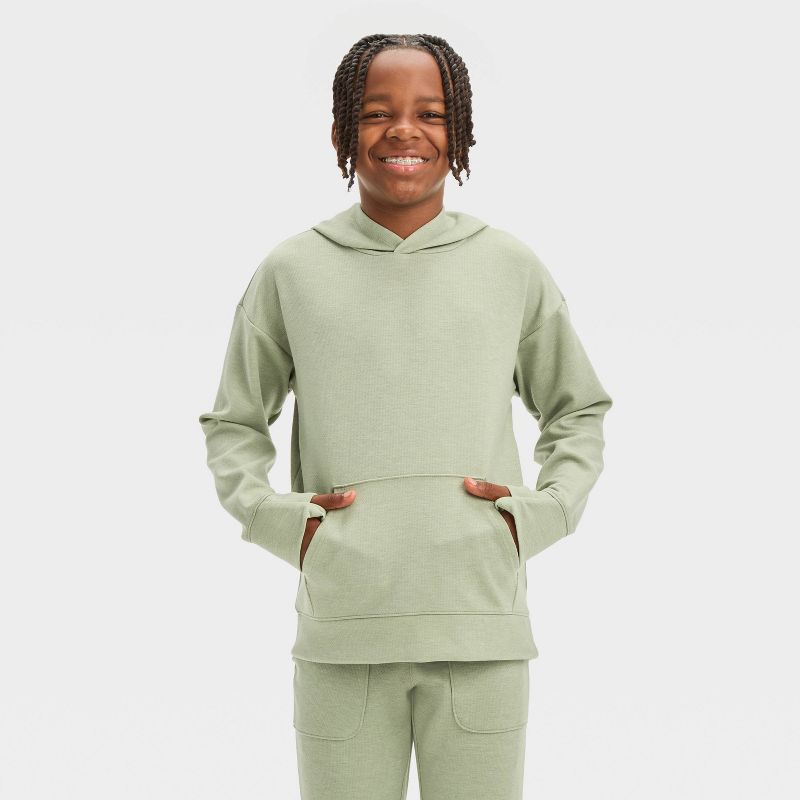 Boys' Mesh Spacer Hooded Sweatshirt - All In Motion™