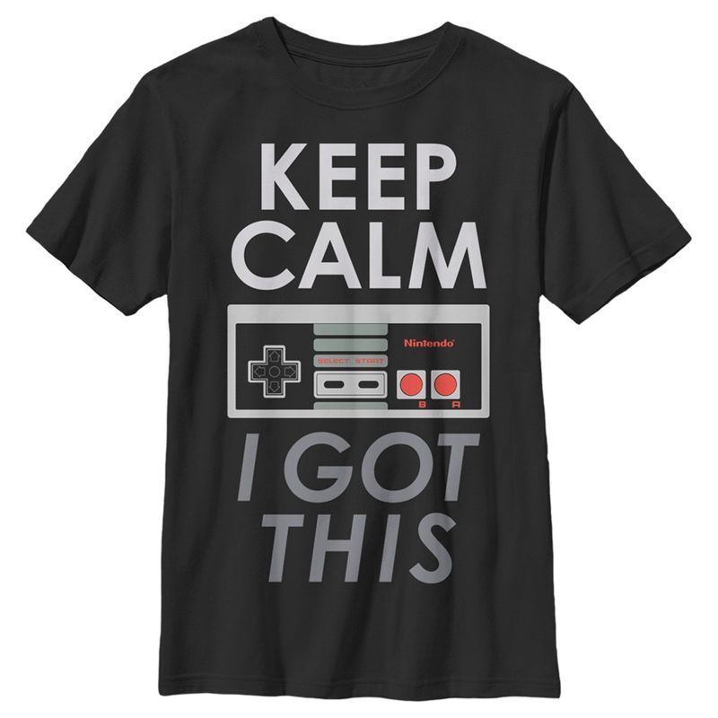 تي شيرت Nintendo Keep Calm I Got This Controller للأولاد