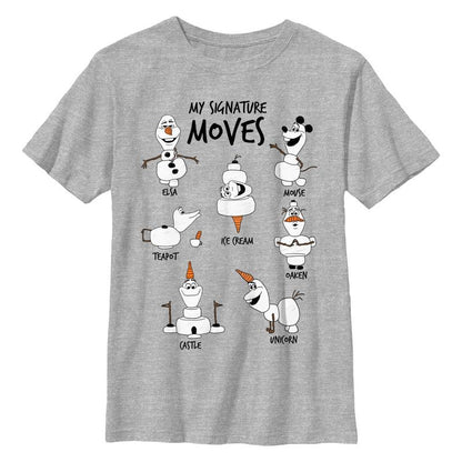 تي شيرت Frozen 2 Olaf Signature Moves للأولاد