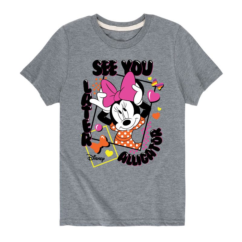 Boys' - Disney - Minnie Later Alligator Short Sleeve Graphic T-Shirt